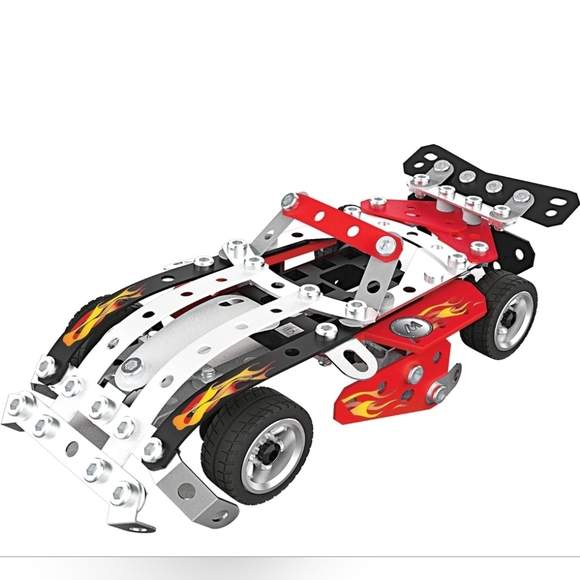 NEW Meccano, 10-in-1 Racing Vehicles STEM Model Building Kit - Picture 3 of 7